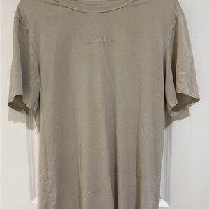 lululemon athletica Men's Tan Short Sleeve Tee